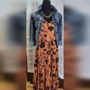Simply Vera - Fall Floral Dress - XL